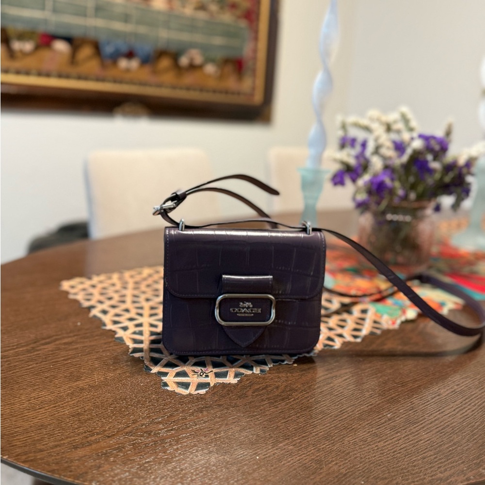 Coach Mini Purple Bag with Sophisticated Design